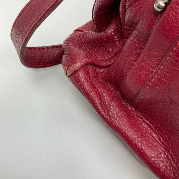 Vintage Roots Leather Convertible Crossbody Satchel Bag - Picture 5 of 11